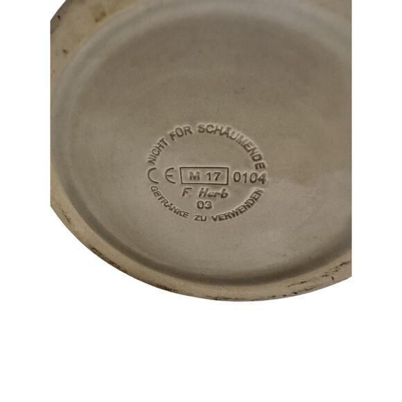 F. Herb Paulaner Munchen Feinste Munchner Braukunst Beer Stein 1L Mug Tankard - Picture 3 of 3